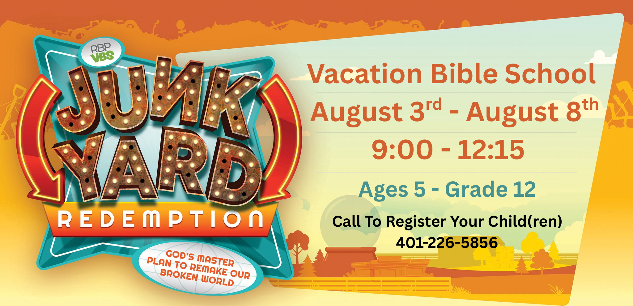 Vacation Bible School flyer